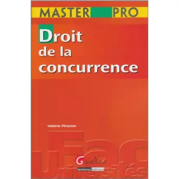 Droit De La Concurrence - ValéRie Pironon-image