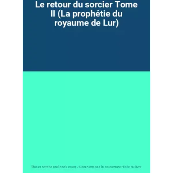 Le Retour Du Sorcier Tome II (La ProphéTie Du Royaume De Lur)-image