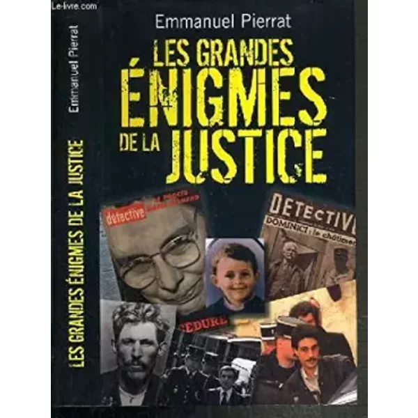 Les Grandes Enigmes De La Justice - Pierrat Emmanuel-image