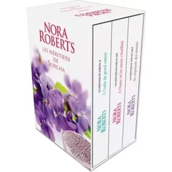 Le coffret Les héritiers de Sorcha, tomes 1 à 3. À l'aube du grand amour / À l'heure où les cœurs s'éveillent / Au crépuscule des amants - Nora Roberts