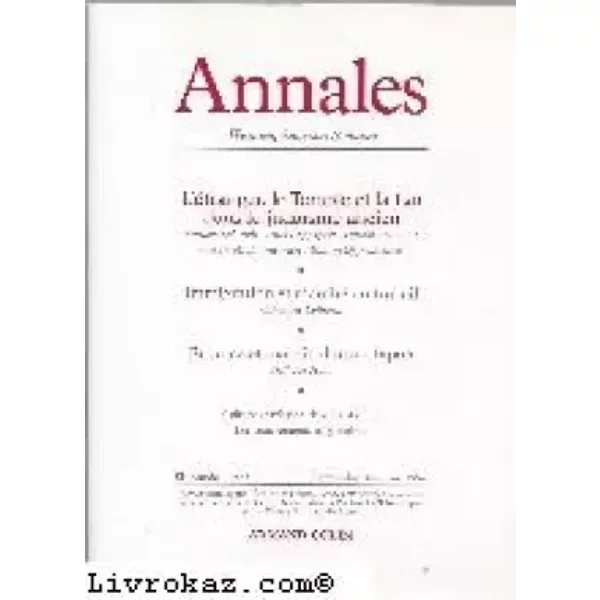 Annales N°5 51° année- L'Etranger, le Temple et la Loi dans le judaïsme ancien - collectif