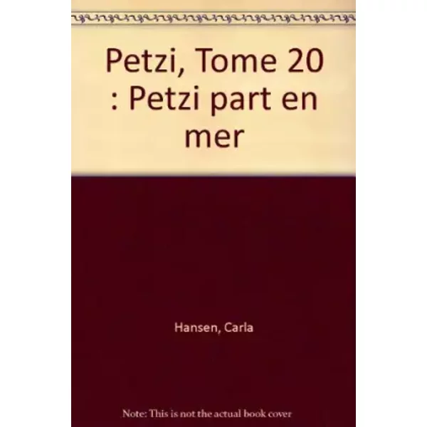 Petzi, tome 20 : Petzi part en mer - Carla Hansen, Vilhem Hansen