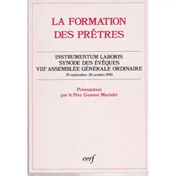 La formation des prêtres