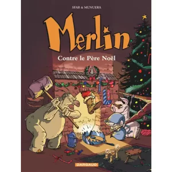 Merlin, Tome 2 : Merlin Contre Le PèRe NoëL - José Luis Munuera, Joann Sfar-image