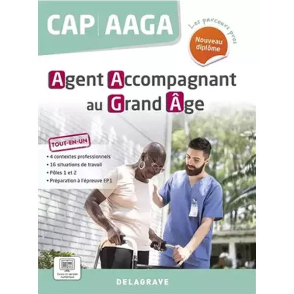 Les Parcours Pros CAP Agent Accompagnant du Grand Âge (AAGA) (2024) - Pochette élève - Jérémie Ranque