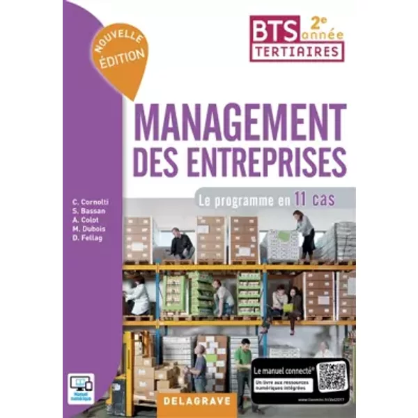 Management Des Entreprises 2E AnnéE Bts (2017) - Pochette éLèVe: Le Programme En 11 Cas - Sandrine Bassan, Anne Colot, Marc Dubois, Djamel Fellag, Christophe Cornolti-image