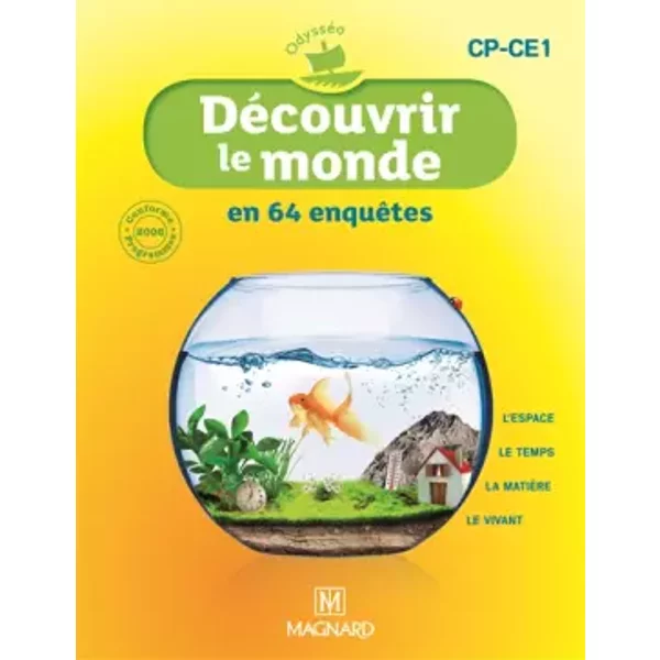 OdysséO DéCouvrir Le Monde CP-CE1 En 64 EnquêTes - Livre De L'éLèVe (2011) - Jean-Michel Rolando, Patrick Pommier, Martine Kone, Sylvain Combaluzier, Jean-FrançOis Laslaz, Marie-Laure Simonin, Hervé Laly-image