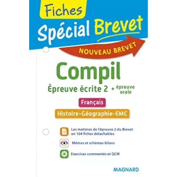 SpéCial Brevet - Mini Compil De Fiches ÉPreuve éCrite 2 + éPreuve Orale 3E - Nouveau Programme 2016 - Collectif-image
