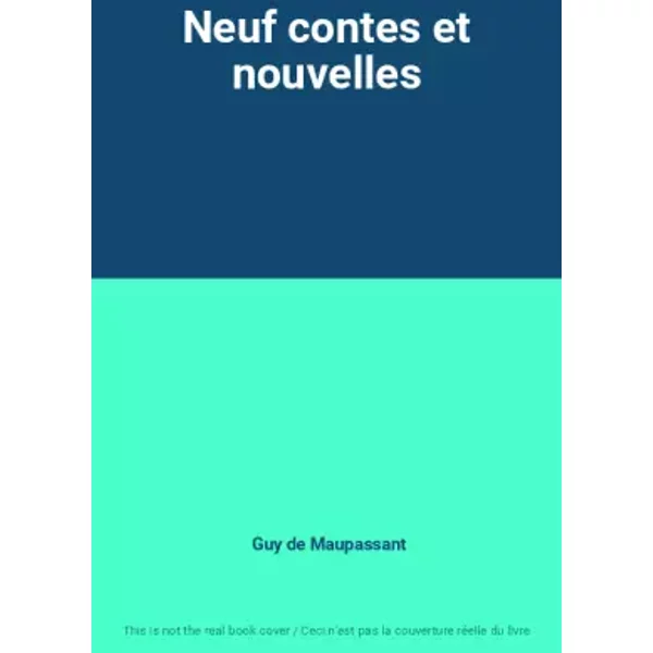 Neuf Contes Et Nouvelles - Guy De Maupassant-image