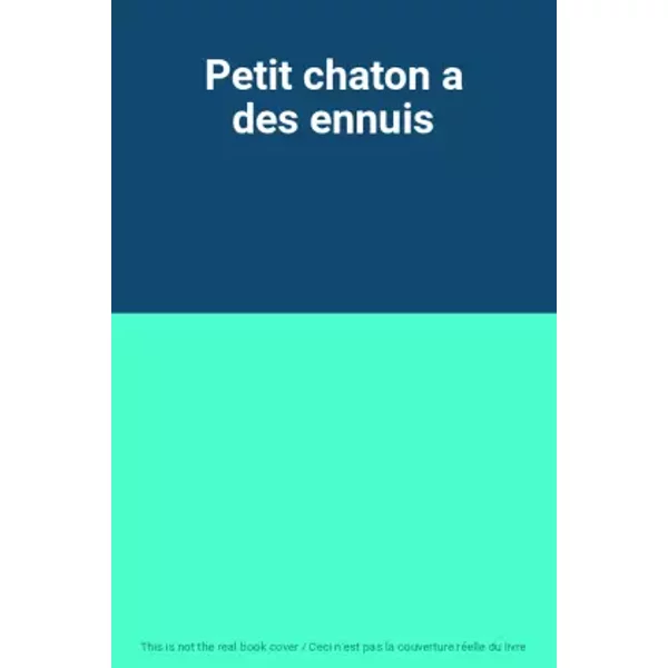 Petit Chaton A Des Ennuis-image