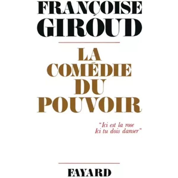 La ComéDie Du Pouvoir - FrançOise Giroud-image