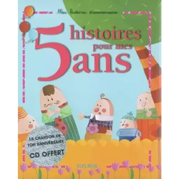 5 Histoires Pour Mes 5 Ans (1 Livre + 1 Cd Audio) - Sophie Maraval-Hutin-image