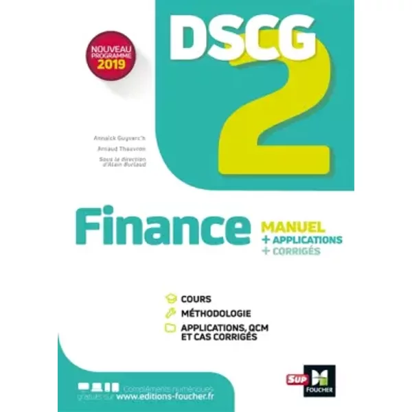 Dscg 2 - Finance - Manuel Et Applications 2022-2023 - AnnaïCk Guyvarc'h, Arnaud Thauvron, Alain Burlaud-image