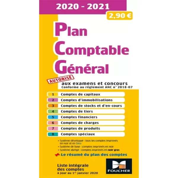 Plan Comptable GéNéRal - Pcg - 2020-2021 - Foucher-image