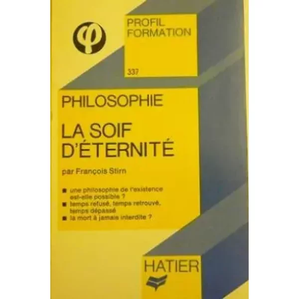 La Soif D'éTernité - Collectif-image