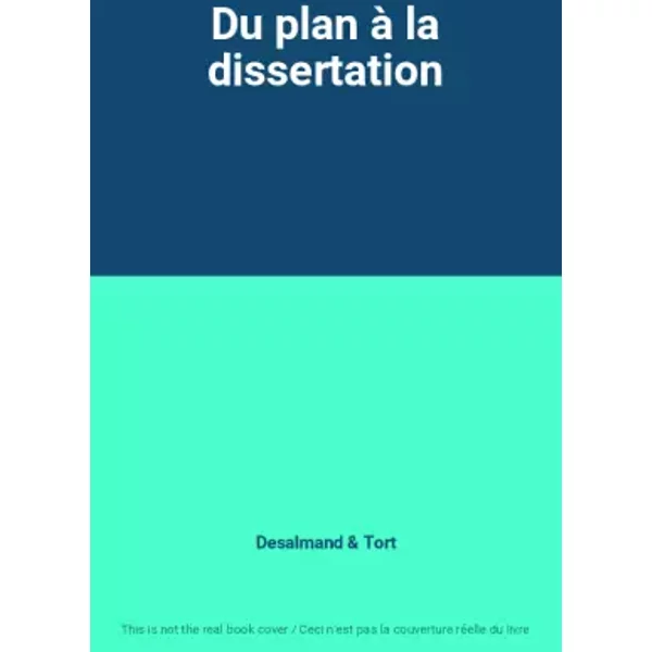 Du Plan à La Dissertation - Desalmand, Tort-image