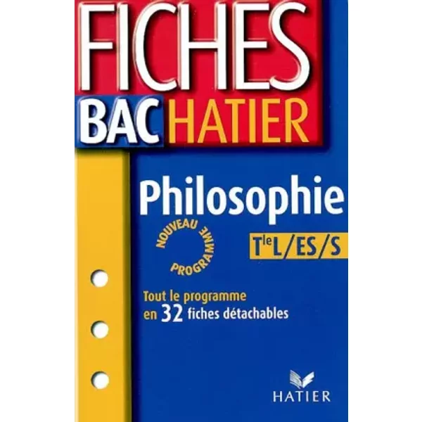 Fiches Bac Philosophie L Es S - GéRard Durozoi-image