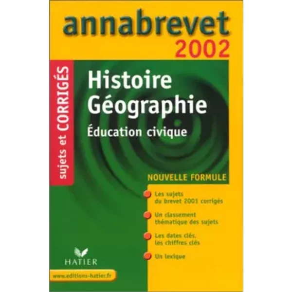 Histoire GéOgraphie Education Civique. CorrigéS 2002 - FrançOise Aoustin, MichèLe Guyvarc'h-image