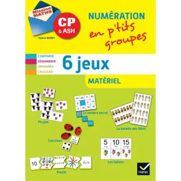 Mission Maths CP, Numération en p'tits groupes - Matériel - Valérie Barry-Soavi