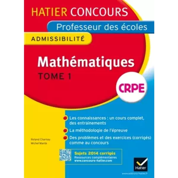 Concours Professeur Des éColes 2015 - MathéMatiques - Epreuve éCrite D'admissibilité-image