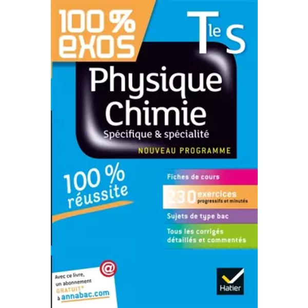 Physique-Chimie Tle S SpéCifique Et SpéCialité: Exercices RéSolus (Physique Et Chimie) - Terminale S - Thierry Alhalel, JéRôMe FréRet, GréGoire Garrido, Alexis Lacroix-image
