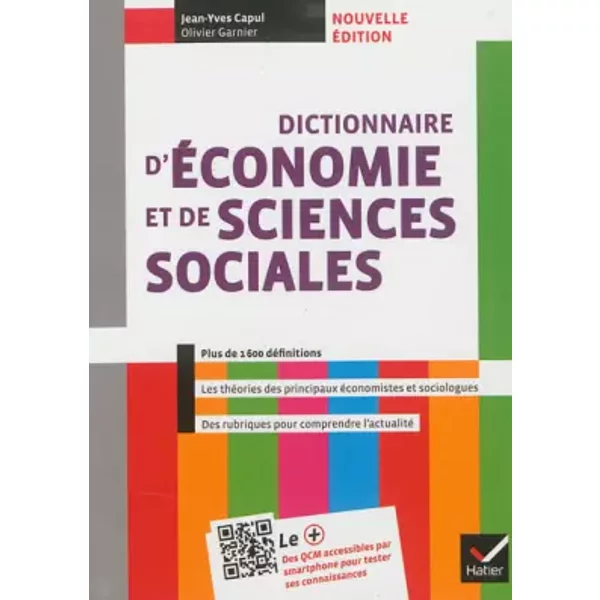 Dictionnaire D'éConomie Et De Sciences Sociales éD. 2013 - Jean-Yves Capul-image