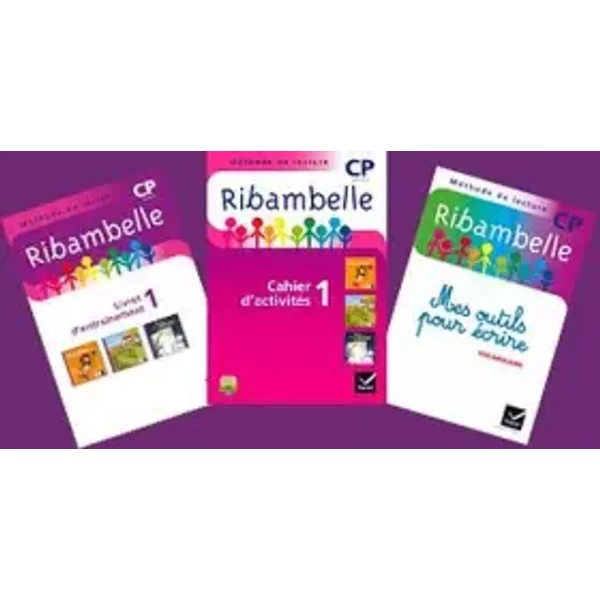 Ribambelle Cp Serie Violette Ed. 2014 - Cahier D'activites 1 + Livret D'entrainement Et Mes Outils - Demeulemeester J-P.-image