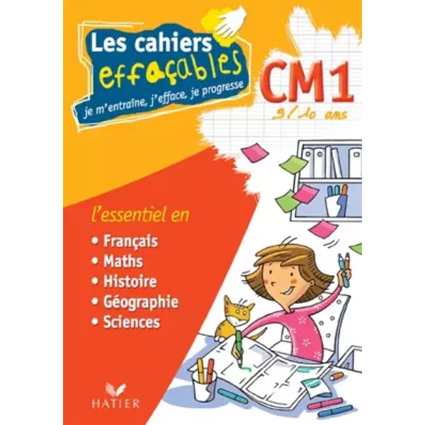 Les cahiers effaçables CM1: Je m'entraîne, j'efface, je progresse - Albert Cohen, Jean Roullier