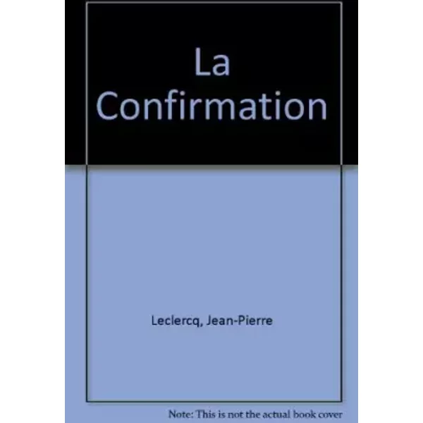 La Confirmation - Jean Pierre Leclercq-image