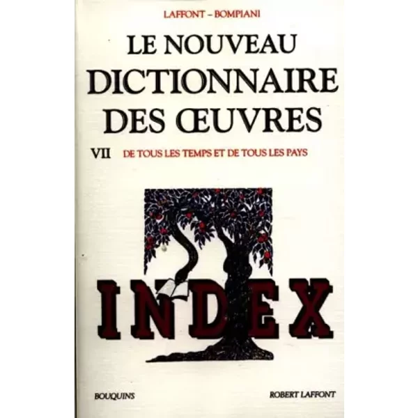 Index Du Nouveau Dictionnaire Des Oeuvres De Tous Les Temps Et De Tous Les Pays - Robert Laffont, Valentino Bompiani-image