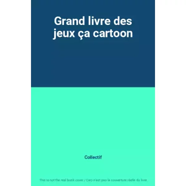 Grand Livre Des Jeux çA Cartoon - Collectif-image