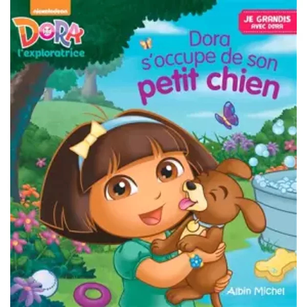 Dora s'occupe de son petit chien - Collectif