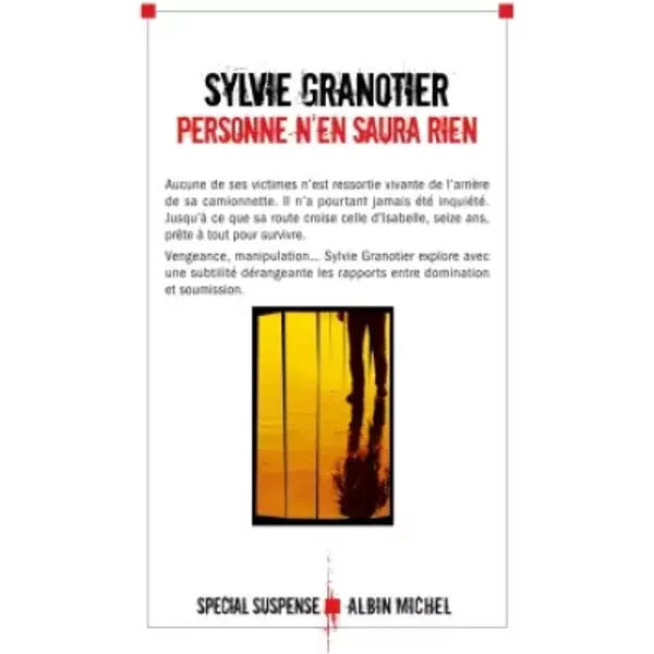 Personne N'en Saura Rien - Sylvie Granotier-image