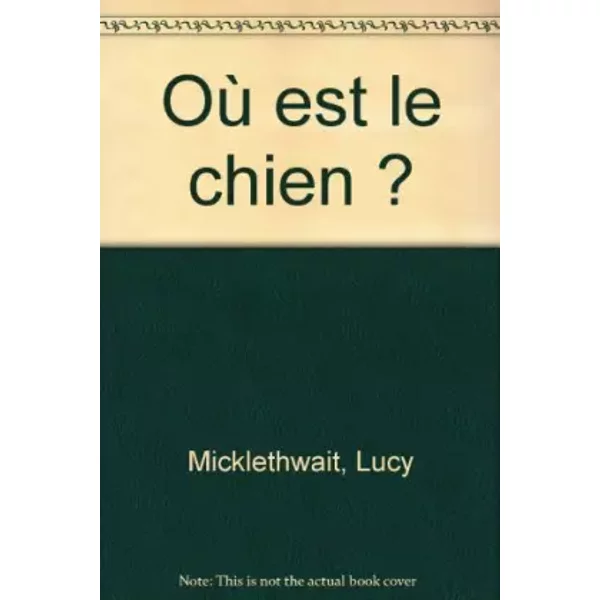 Où Est Le Chien ? - Lucy Micklethwait-image