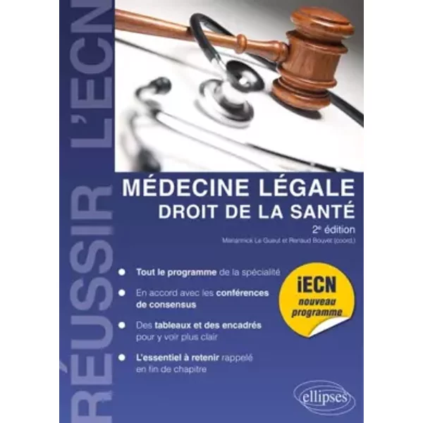 MéDecine LéGale Droit De La Santé - Mariannick Le-Gueut Et Renaud Bouvet-image