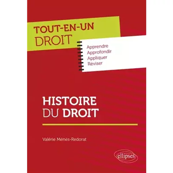 Histoire du droit - Valérie Ménès-Redorat