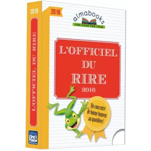 Almabook L'officiel Du Rire En 365 Jours 2016 - Collectif-image