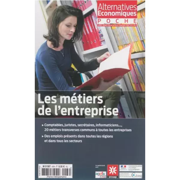 Alternatives éConomiques, Hors-SéRie Poche N°65 Janvier 2014 : Les MéTiers De L'entreprise - Collectif-image