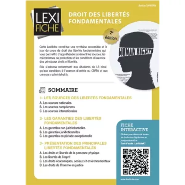 Droit des libertés fondamentales - Saman Safatian