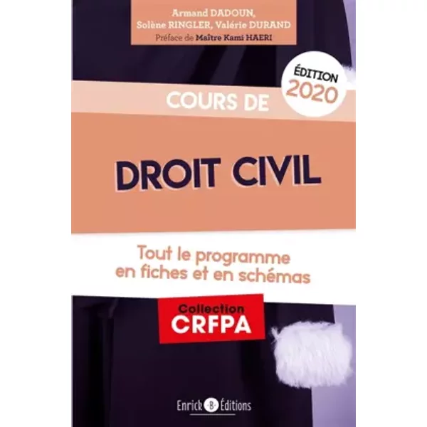 Cours De Droit Civil éDition 2020: Tout Le Programme En Fiches Et En SchéMas - Armand Dadoun-image