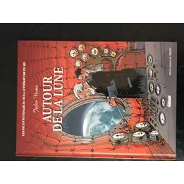 Autour de la lune les incontournables de la littérature en bd - Jules Verne, Pierre Guilmard