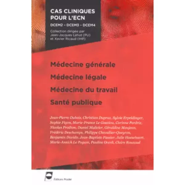 MéDecine GéNéRale - MéDecine LéGale - MéDecine Du Travail - Santé Publique - Collectif-image