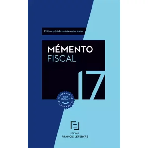 Memento Fiscal Etudiant 2017 - Francis Lefebvre-image