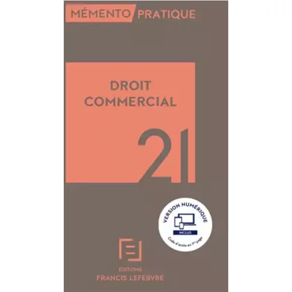 MéMento Droit Commercial 2021 - Francis Lefebvre Redaction-image