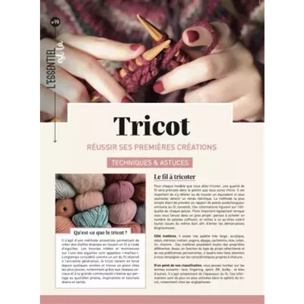 Tricot: RéUssir Ses PremièRes CréAtions - Collectif-image