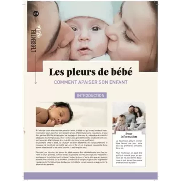 Les Pleurs De BéBé : Comment Apaiser Son Enfant - Collectif-image