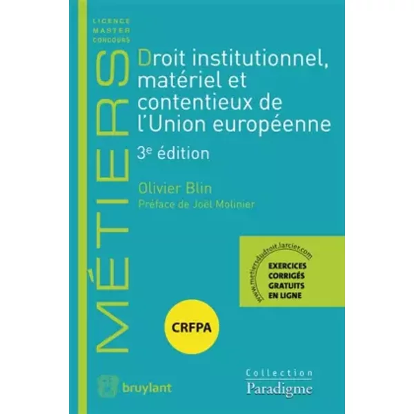 Droit Institutionnel, MatéRiel Et Contentieux De L'union EuropéEnne - Olivier Blin, JoëL Molinier-image