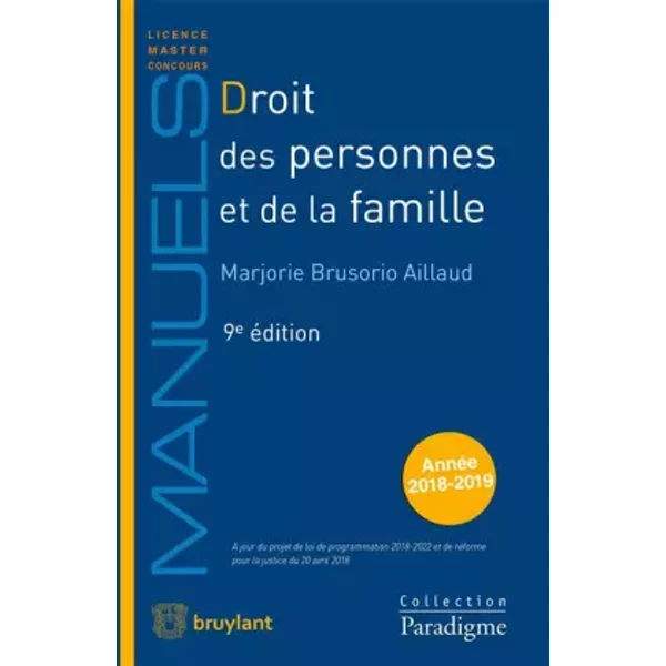 Droit Des Personnes Et De La Famille - Marjorie Brusorio Aillaud-image