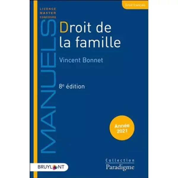 Droit de la famille - Vincent Bonnet