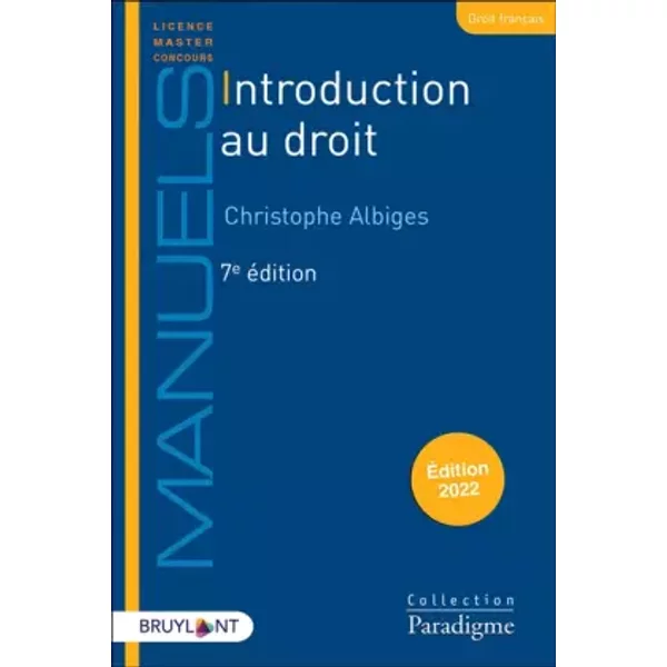 Introduction Au Droit - Christophe Albiges-image